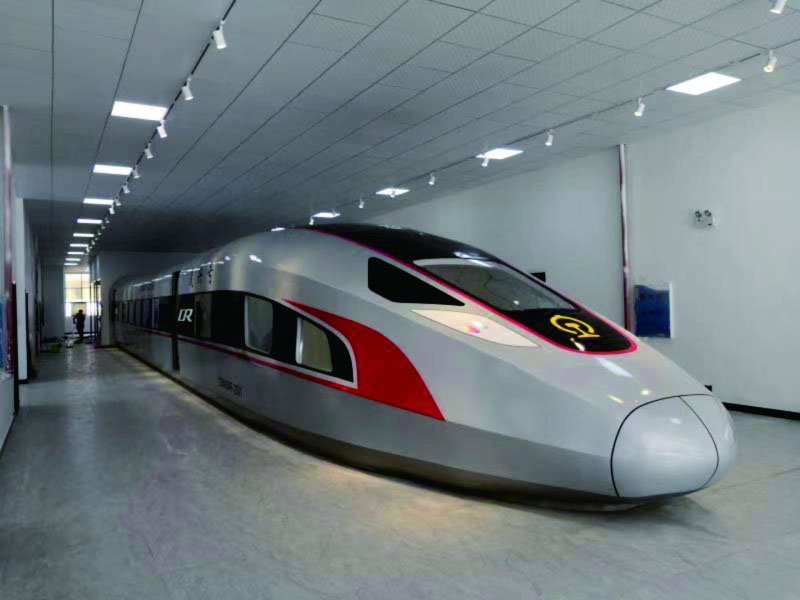 高鐵製作模型-複興（xìng）號（hào）車頭