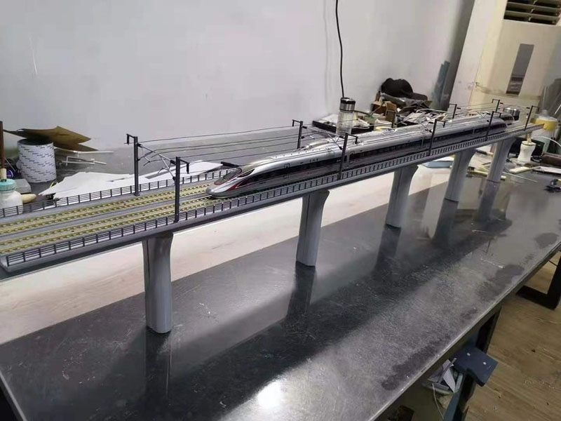 高鐵製（zhì）作模型-複興號高鐵場景