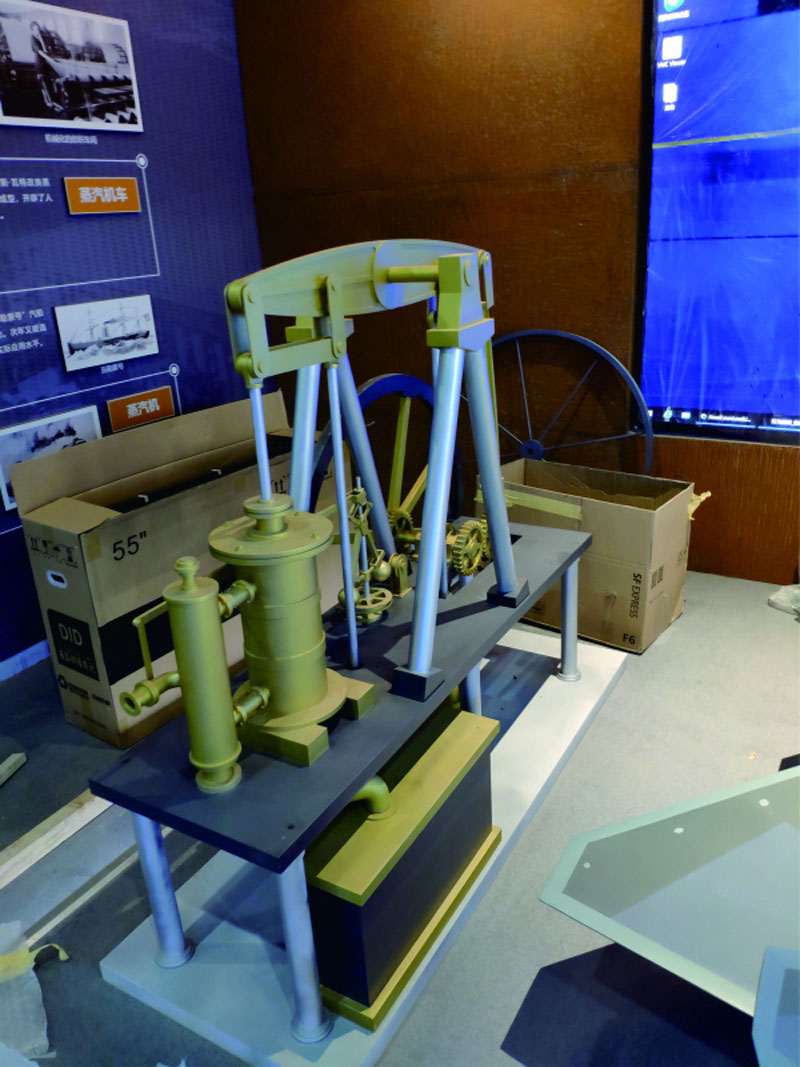 機械設備模型-瓦特蒸汽機